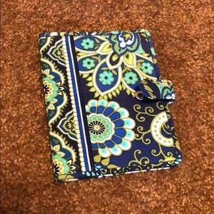 Vera Bradley Passport & ID Wallet in Blue Paisley